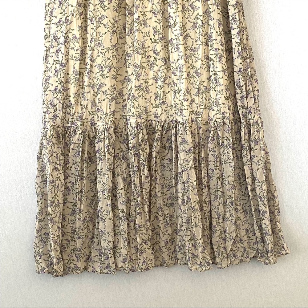 Oak and Fort Midi Floral Dress - Picture 6 of 12